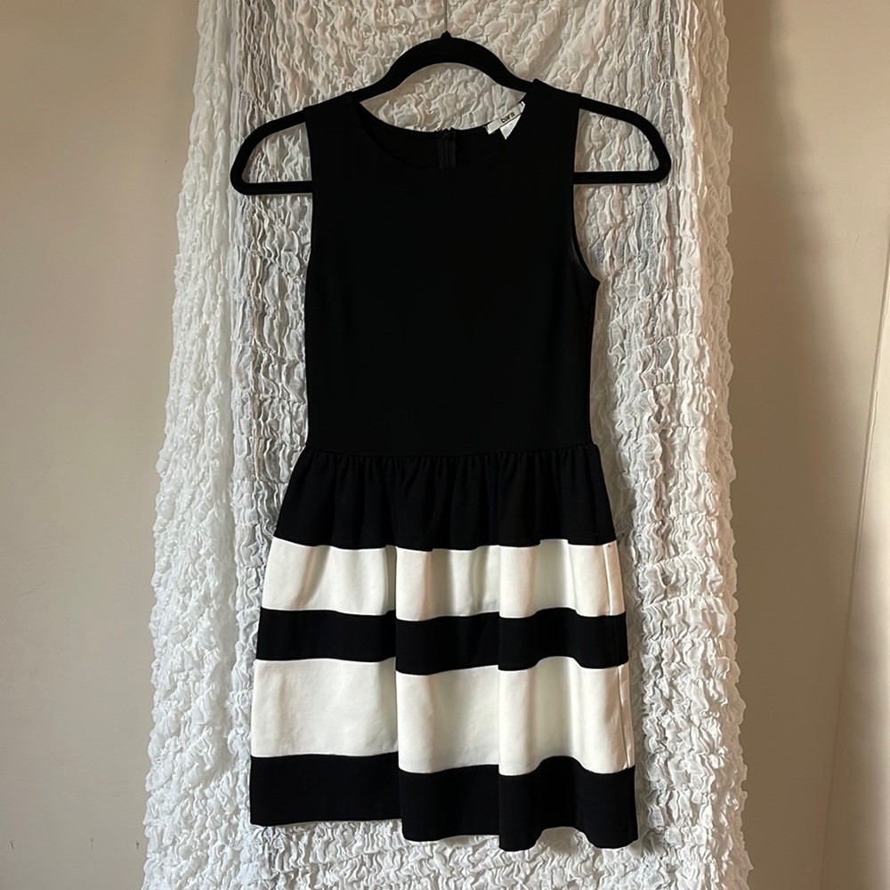 Black and White Striped Dress Size S